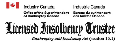 Licensed Insolvency Trustee with the Office of the Superintendent of Bankruptcy Canada